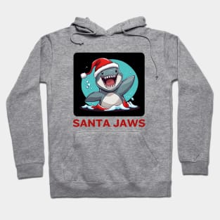 Santa Jaws | Santa Claus Pun Hoodie